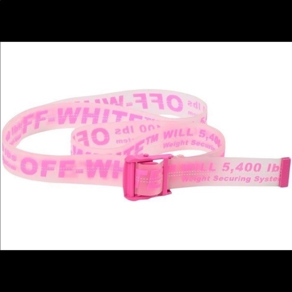 pink off white belt - Picture 3 of 8